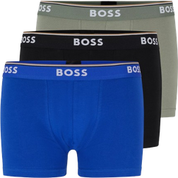 HUGO BOSS Logo Waistbands Power Trunks 3-pack - Multicolour