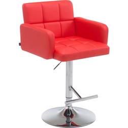 CLP Los Angeles Red/Chrome Tabouret de bar 113cm