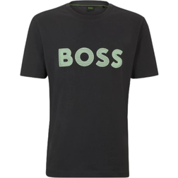 HUGO BOSS Mesh Regular Fit T-shirt - Dark Grey