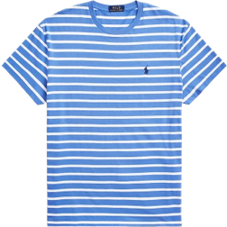 Polo Ralph Lauren Classic Fit Striped Jersey T-shirt - New England Blue/White