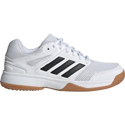 adidas Junior Speedcourt Indoor - Cloud White/Core Black/Gum