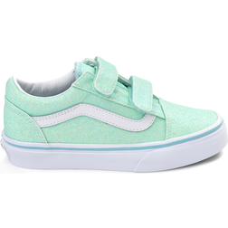 Vans Kid's Old Skool V - Glitter Pastel Blue