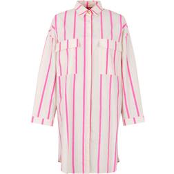 Cras Flax Shirt - Pink Stripe