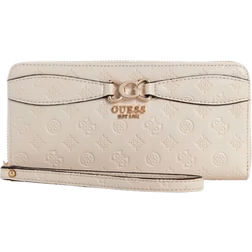 Guess Arlena Peony Zip Around Wallet - Beige