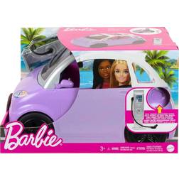 Mattel Barbie Electric Vehicle with Charging Station HJV36