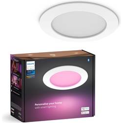 Philips Hue Smart Slim Recessed White Ceiling Flush Light 14cm