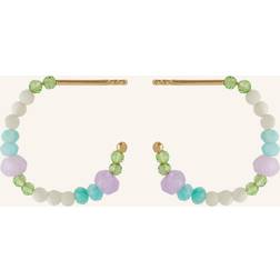 Pernille Corydon Sea Colour Hoops Förgyllt-Silver Sterling 925