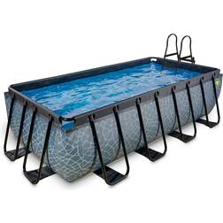 Exit Toys Rectangular Stone Pool 4x2x1m