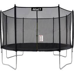 React trampolin 427cm med sikkerhedsnet