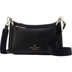 Kate Spade Duet Saffiano Leather Crossbody - Black