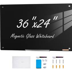 VEVOR 36"x24" Magnetic Glass Dry Erase Whiteboard