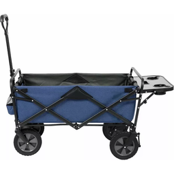 Folding Wagon Sports Utility Beach Cart with Table Mac Supplies Tote