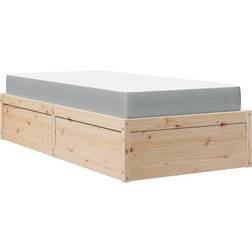 vidaXL Solid Pine Sengeramme 90x200cm