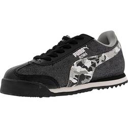 Puma Toddler Roma Denim Camo - Black/Limestone Grey