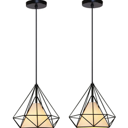 ManoMano Diamond Cage Black Pendant Lamp