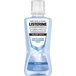 Listerine Advanced Fluoride Milder Taste Mint 400ml