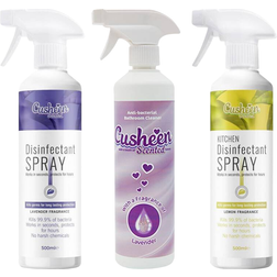 Cusheen Disinfectant with Bathroom Cleaner Spray 3-pack 500ml