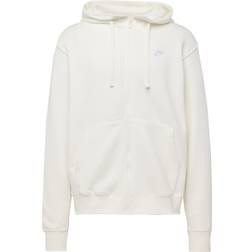 NIKE Men's Sportswear Club Fleece Full-Zip Hoodie - Sail/White