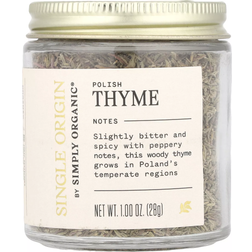 Simply Organic Single Origin Polish Thyme 1oz 1