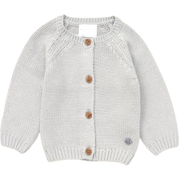 Rock A Bye Baby Cotton Knit Cardigan - Grey