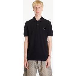 Fred Perry Plain Polo Shirt - Black