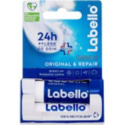 Labello Original & Repair Genopbyggende Og Fugtgivende Læbebalsam 2x4.8 g