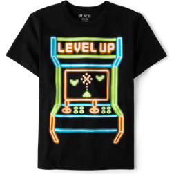 The Children's Place Boy's Level Up Graphic Tee - Black