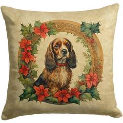 Caroline's Treasures Christmas Flowers Frame Complete Decoration Pillows Multicolour (35.6x35.6cm)