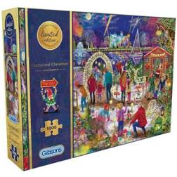 Gibsons Enchanted Christmas Limited Edition 1000 Piece Jigsaw Puzzle
