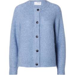 Selected Lulu Long Sleeve Cardigan - Endless Sky