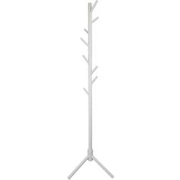 Freestanding White Coat Hook 46cm