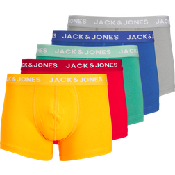 Jack & Jones Boxer Shorts 5-pack - Red/Tango Red