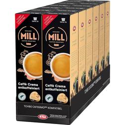 Mr & Mrs Mill Crema Entkoffeiniert Kaffeekapseln Caffé 120Stk. 12Pack