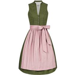 NÜBLER Dirndl Midi Rita in Olive