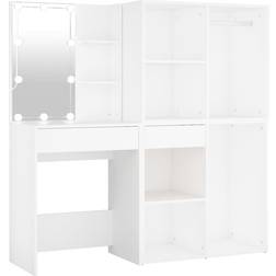 vidaXL Makeup Table with LED Light Sminkbord 40x60cm