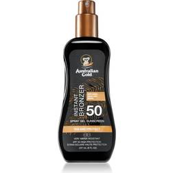 Australian Gold Spray Gel Sunscreen with Instant Bronzer SPF50 237ml