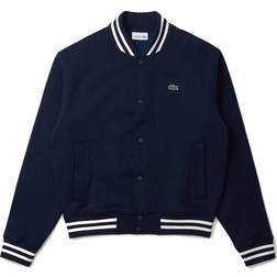 Lacoste Men's Logo Back Bomber Sweatshirt - Navy Blue