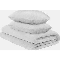 OHS 10.5 Tog Teddy Fleece Duvet Cover Silver, Grey (200x200cm)