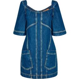 Stine Goya Yvonne Denim Dress - Trompe L'oeil