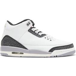 NIKE Air Jordan 3 Retro M - Summit White/Fire Red/Cement Grey/Black