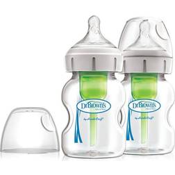 Dr. Brown's Options Nappflaska Glas 150ml 2-pack