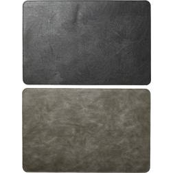 Dacore Reversible Dækkeserviet Sort, Grå (45x30cm)