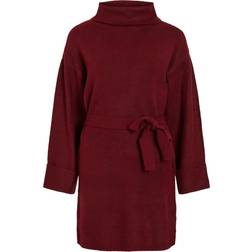 Vila Kleid 'VIROLFIE' weinrot