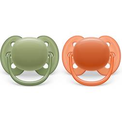 Philips Avent Ultrasoft Premium 18 m napp Neutral 2 st