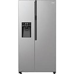 Gorenje NRR9185ESXL Side-by-side Rostfritt Stål, Silver, Grå