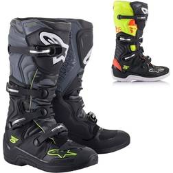 Alpinestars Tech MX Boots Black-Grey-Yellow Man