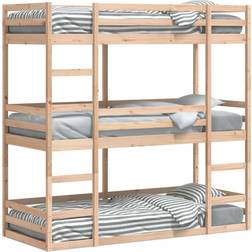 vidaXL Triple Våningssäng 97.5x205.5cm