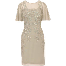 Adrianna Papell Women’s Beaded Cocktail Dress - Frosted Sage