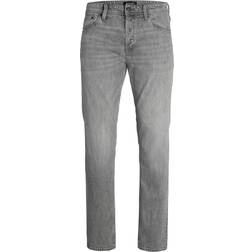 Jack & Jones Mike Jjoriginal Sbd 514 Tapered Fit Jeans - Grey/Grey Denim