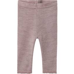 Name It Wang Merino Wool Leggings - Purple Dove (13228305)